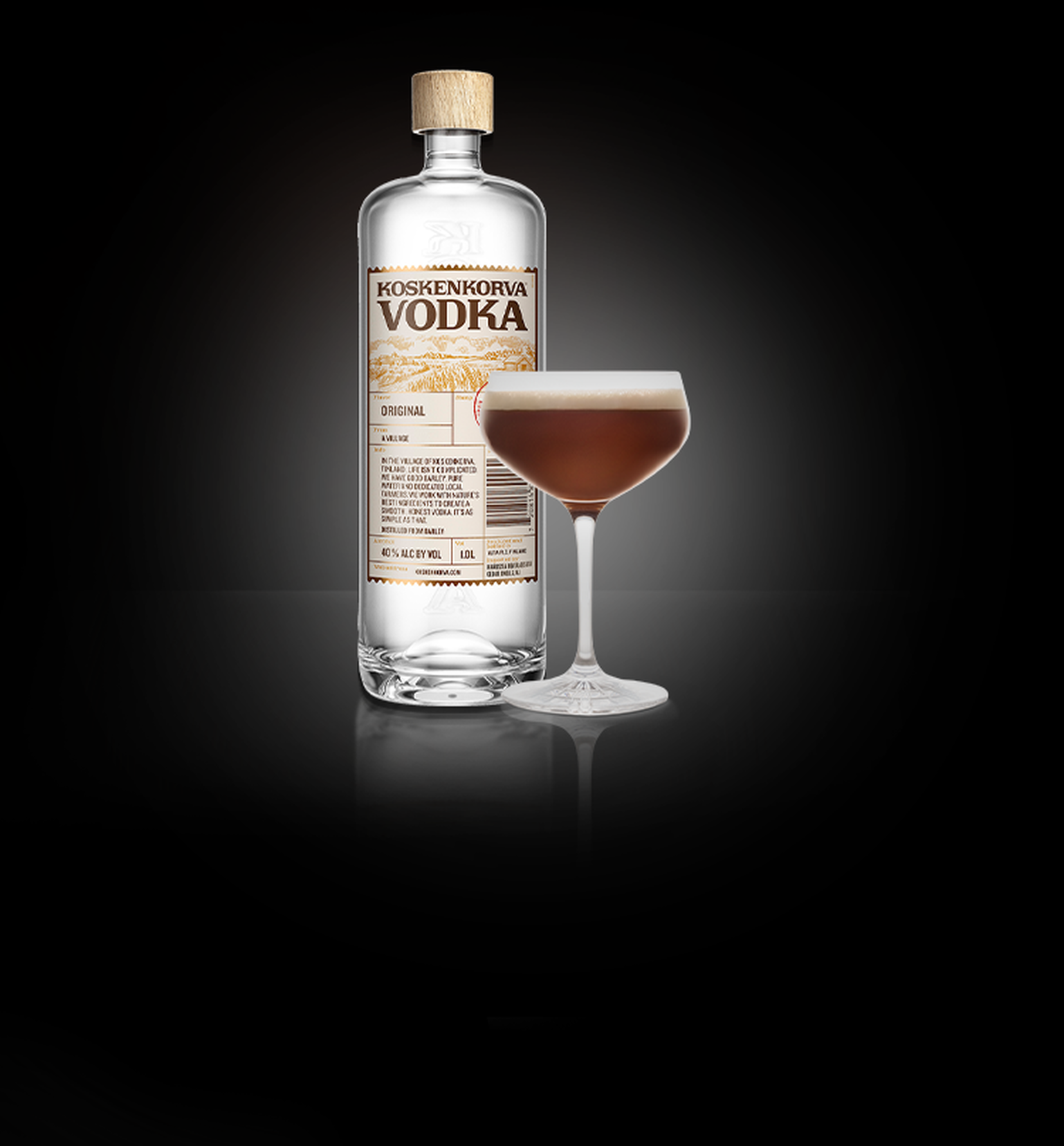 Koskenkorva Coffee Martini Cocktail